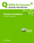 Q Skills for Success Reading and Writing 3 Teacher's Book Pack