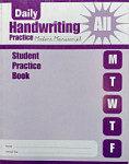 Daily Handwriting Practice Modern Manuscript Grades K-6 Student Workbook