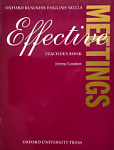 Effective Meetings Teacher's Book
