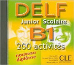 DELF B1 Junior et Scolaire 200 activites CD audio