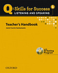 Q Skills for Success Listening and Speaking 1 Teacher's Book with Testing Program CD-ROM