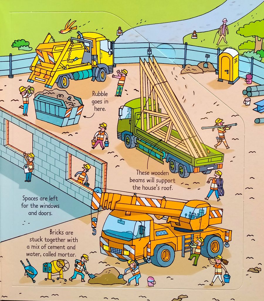 Usborne Look Inside a Building Site
