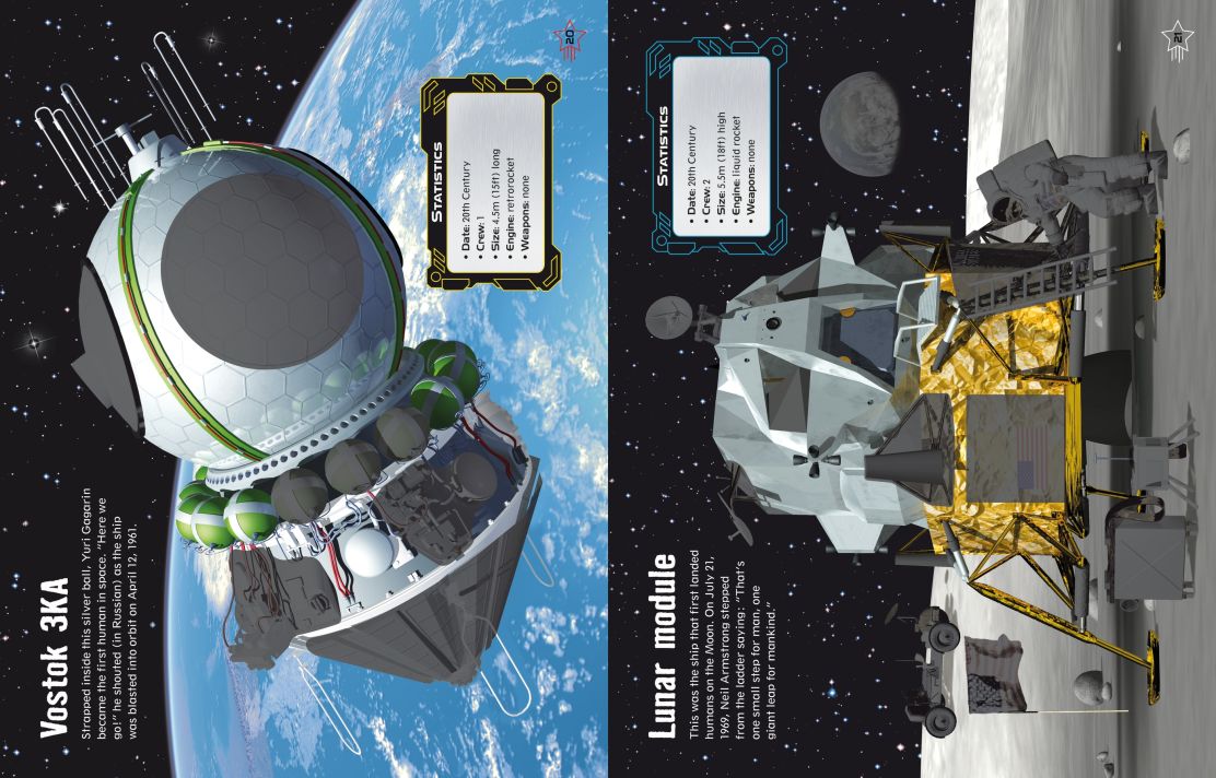Usborne Build your Own Spaceships Sticker Book