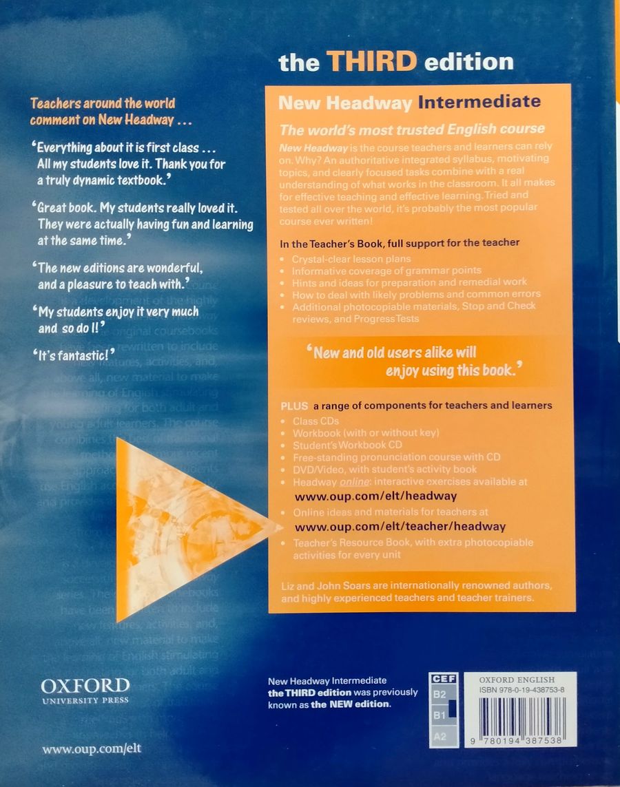 New Headway Intermediate (3rd edition) Teacher's Book