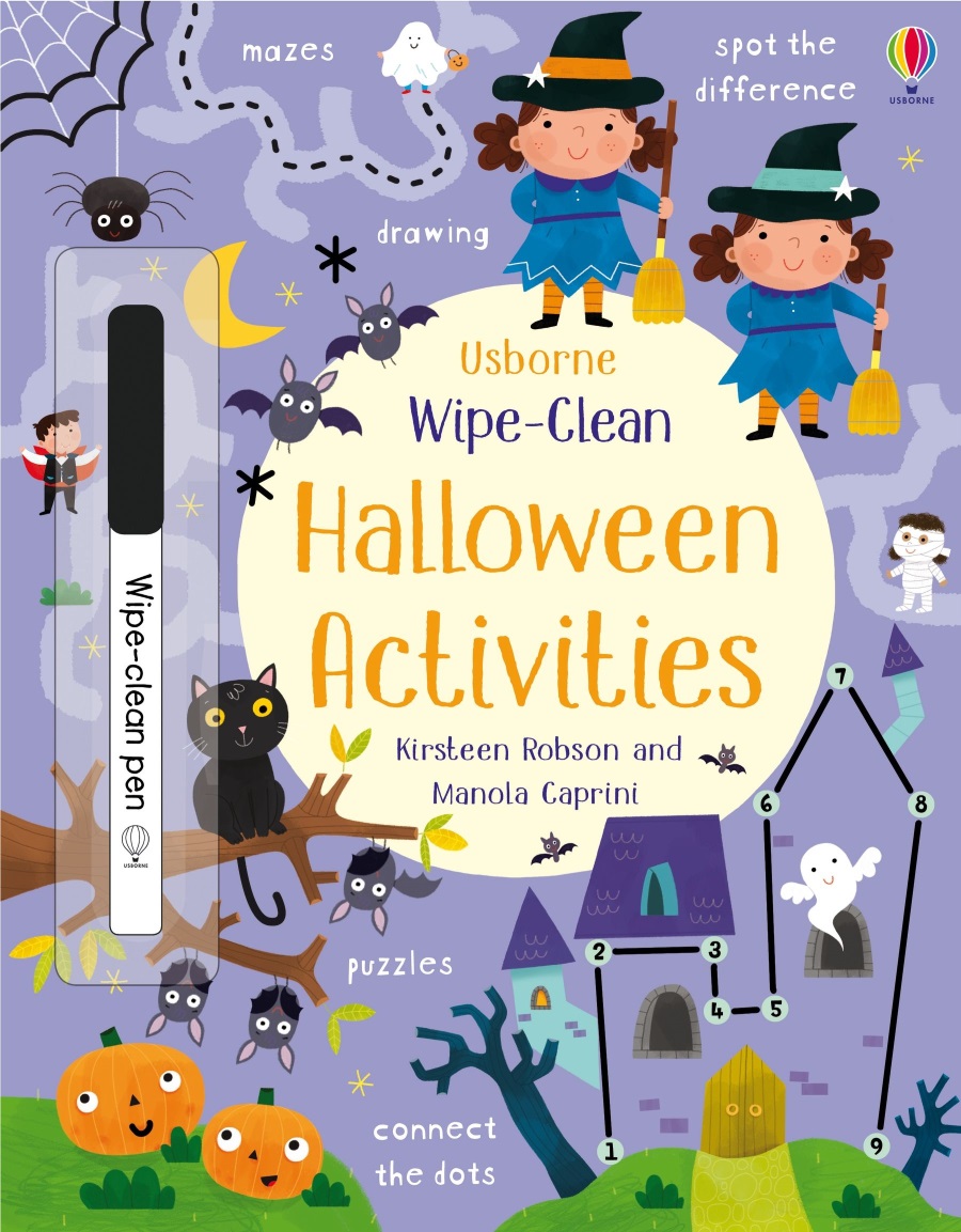 Usborne Wipe-Clean Halloween Activities
