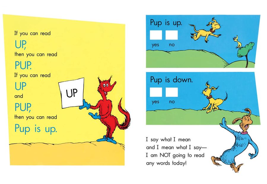 I Am Not Going to Read Any Words Today An Introduction to Rhyming Words