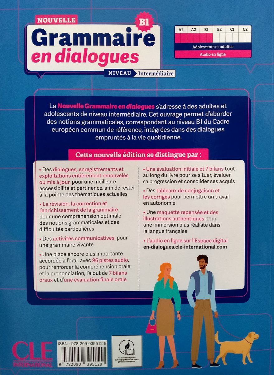 La Nouvelle Grammaire en dialogues Intermediaire B1 Livre + Audio