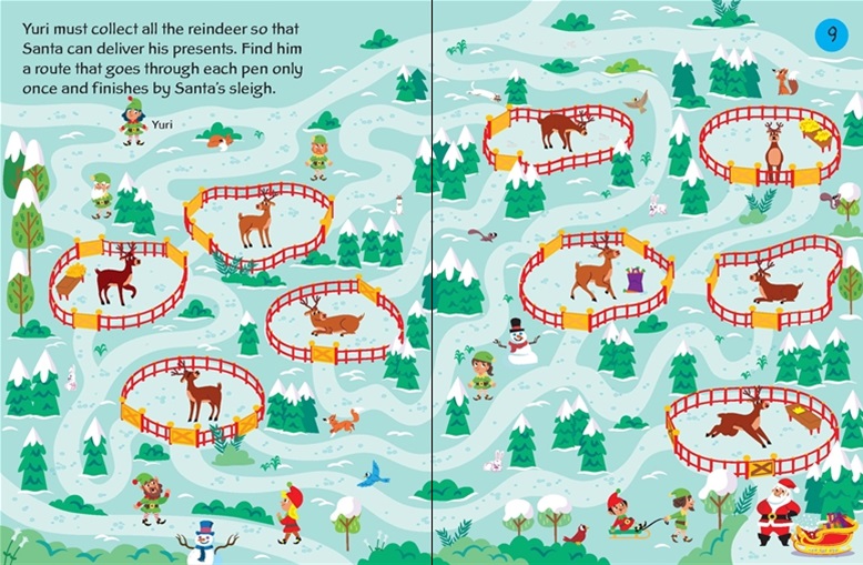 Usborne Minis Christmas Puzzles