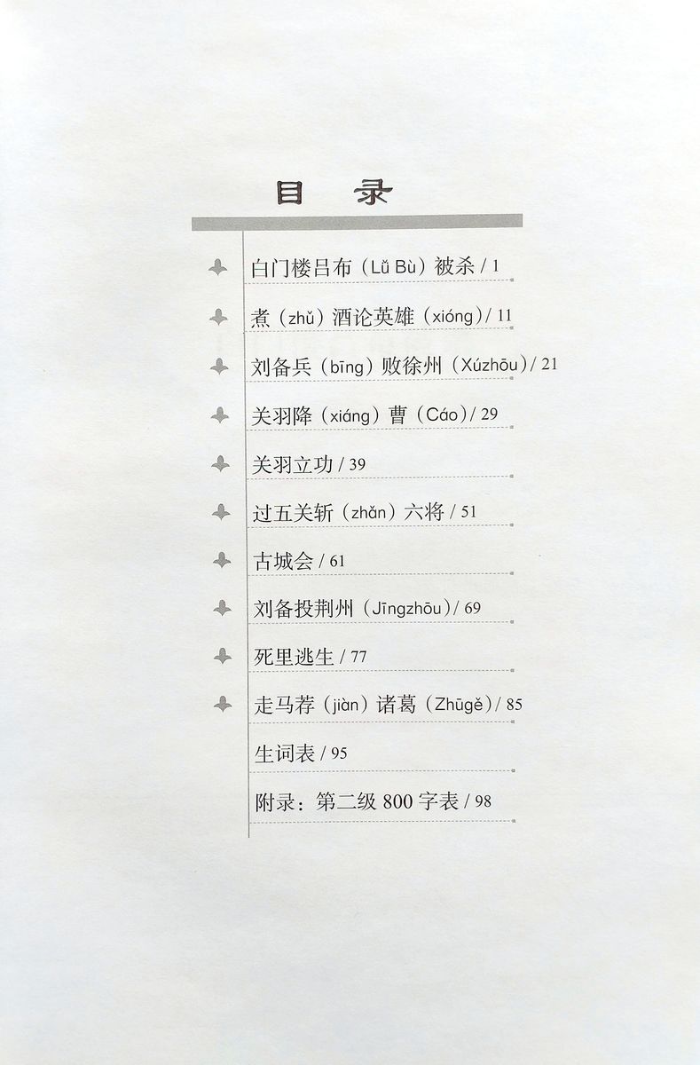 Graded Readers for Chinese Language Learners 2 (Literary Stories) Romance of Three Kingdoms 2 Discussing Heroes While Drinking Wine