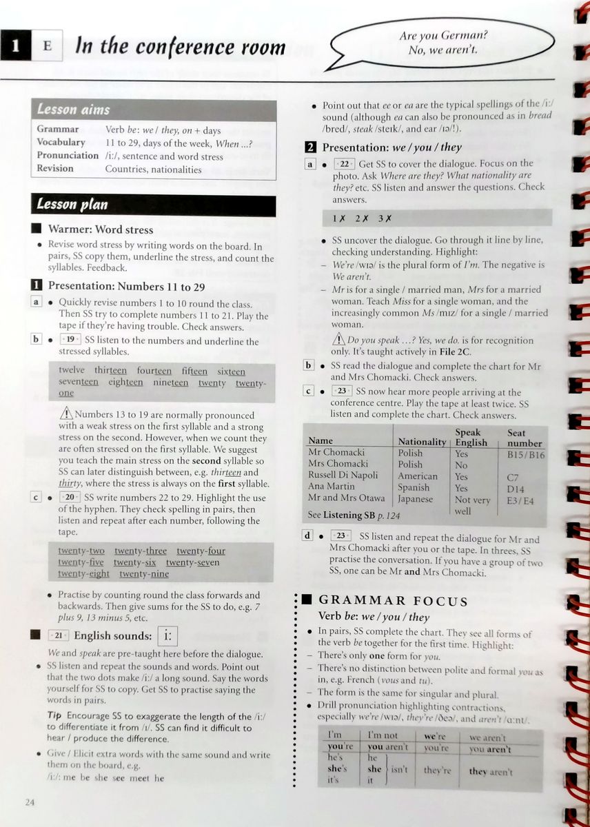 English File 1 Teacher's Book