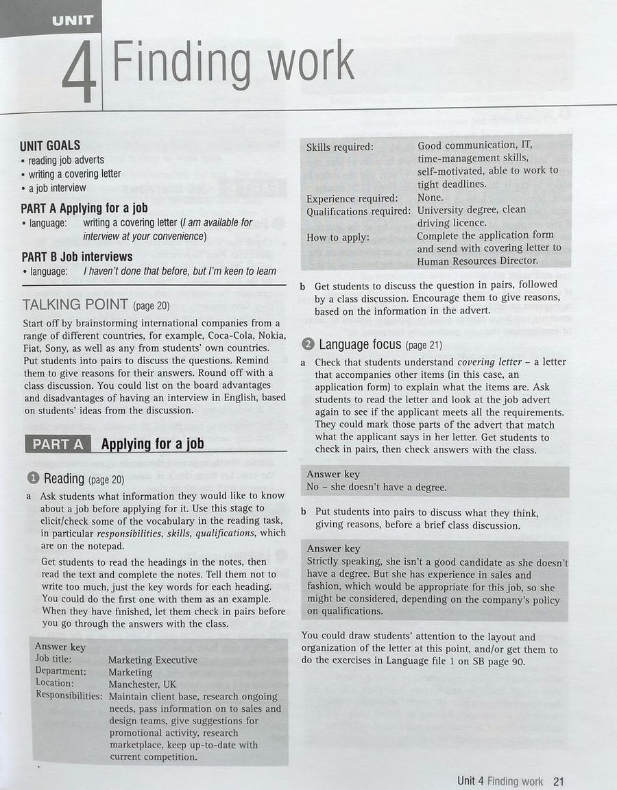 Business Goals 3 Teacher's Book