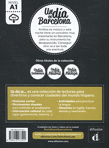 Un dia en Barcelona A1 - libro + MP3 descargable