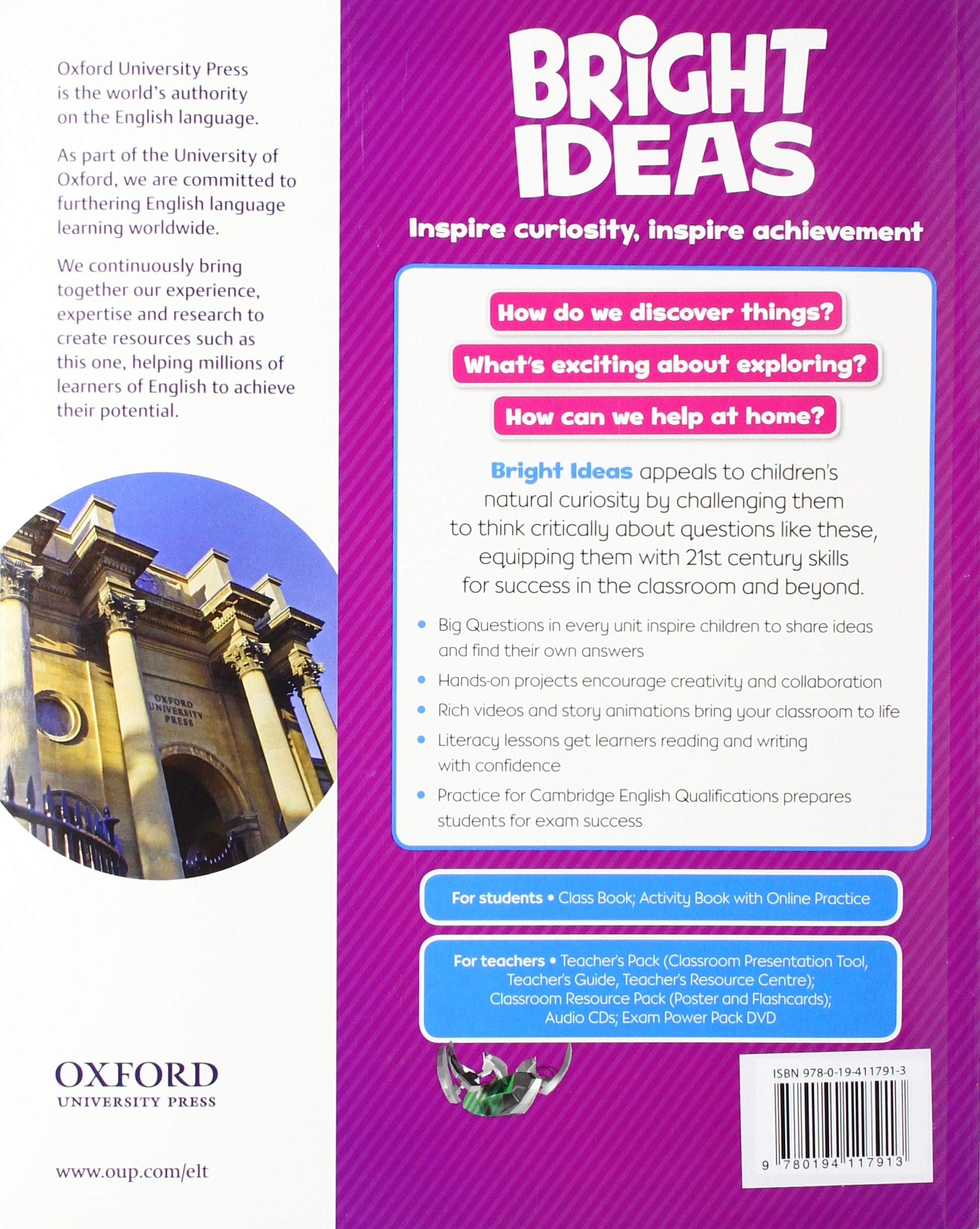 Bright Ideas 5 Class Book with App