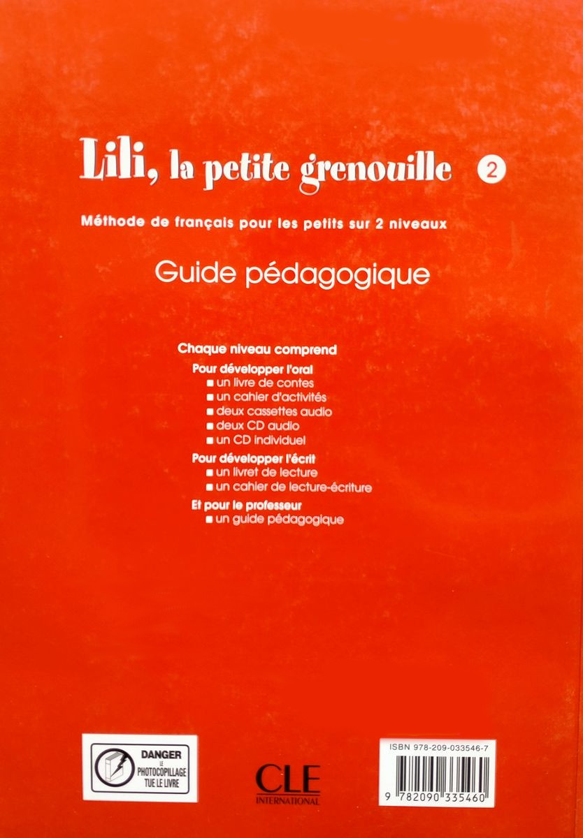 Lili, la petite grenouille 2 Guide pedagogique