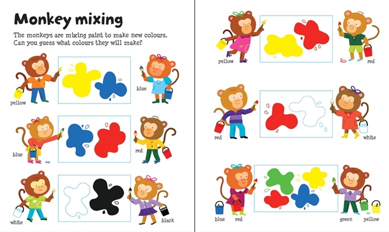 Usborne Lift the Flap Colours Book