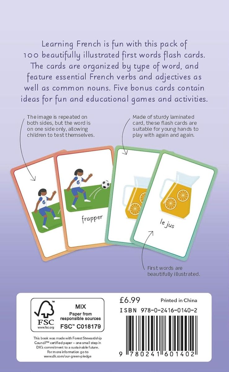 French for Everyone Junior First Words Flash Cards