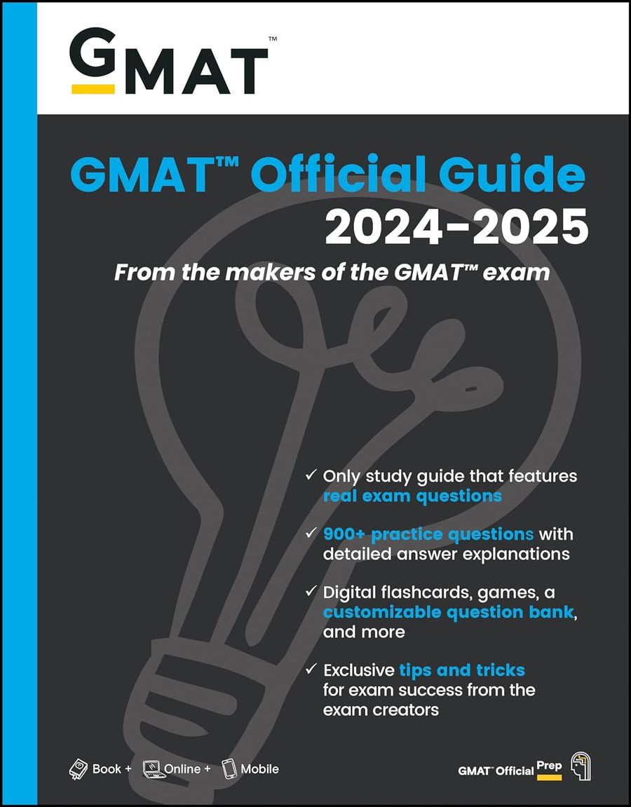 GMAT Official Guide 2024-2025 Book + Online Question Bank