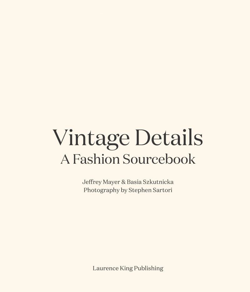 Vintage Details A Fashion Sourcebook