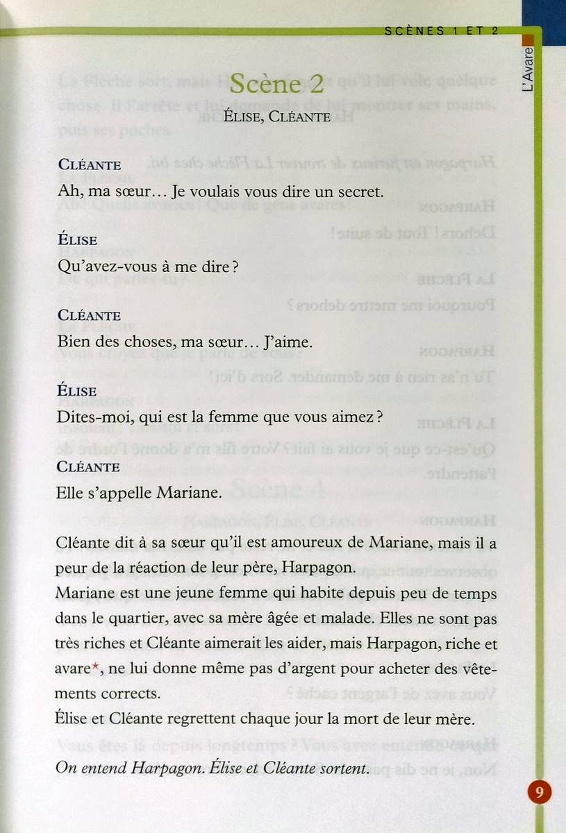 Lecture En Francais Facile 3 L'Avare