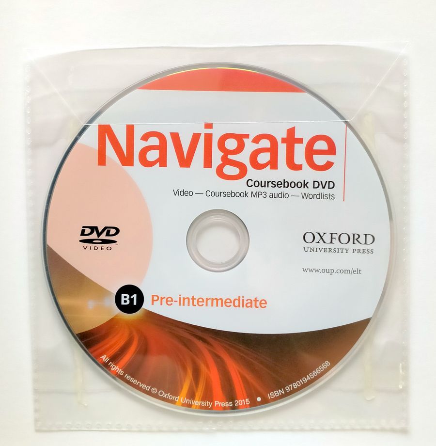 Navigate B1 Pre-Intermediate  Coursebook with DVD and Oxford Online Skills