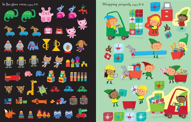 Santa's Elves Sticker Book