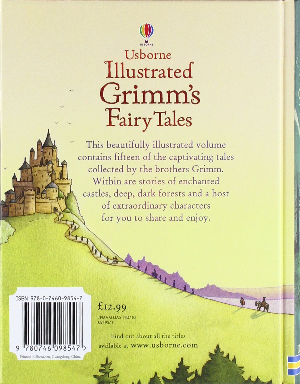 Illustrated stories. Grimms' Fairy Tales in English. Usborne illustrated Fairy Tales Andersons.