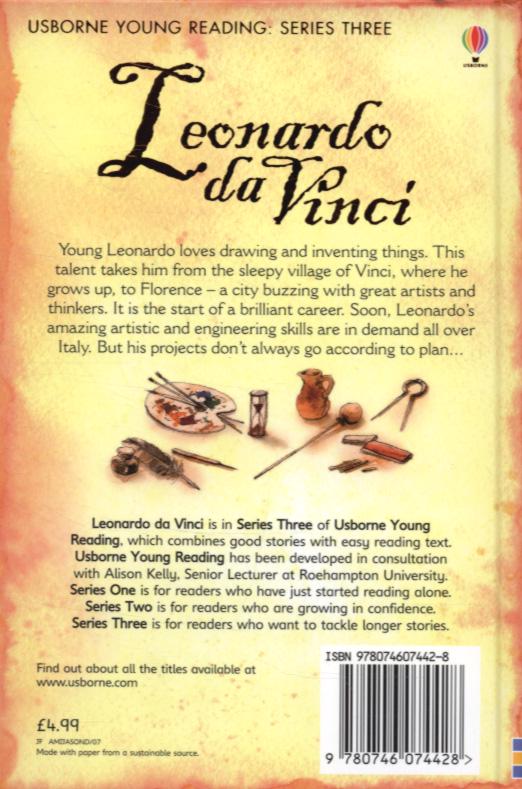 Usborne Young Reading 3 Leonardo da Vinci