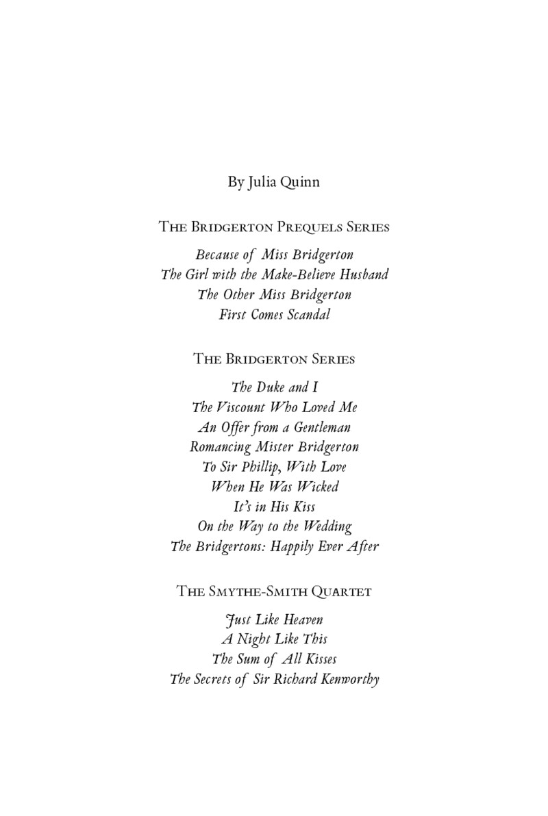 Bridgerton Book 5 To Sir Phillip, With Love
