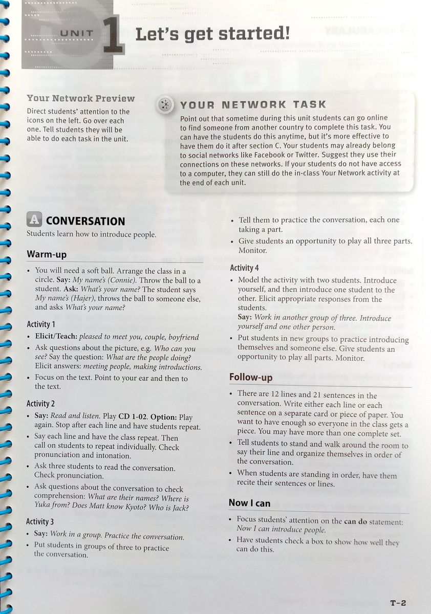 Network 2 Teacher's Book