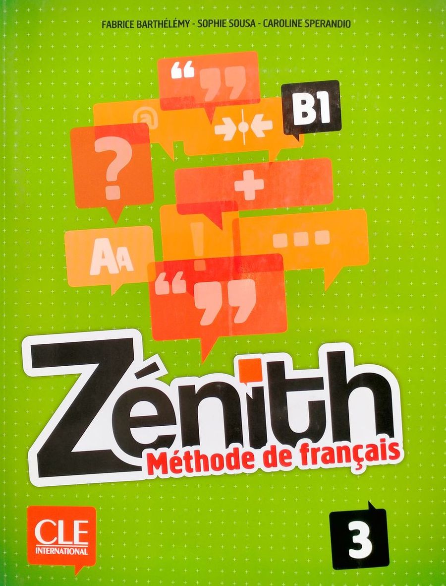 Zenith 3 Livre de l'eleve + DVD-ROM