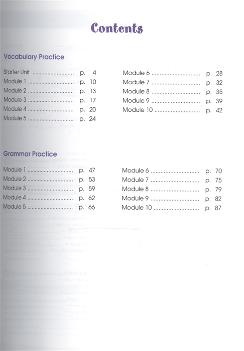 Fairyland 5 Vocabulary and Grammar Practice