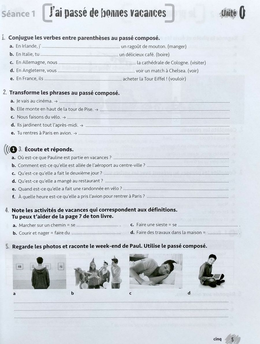 Merci! 4 Cahier d'activites