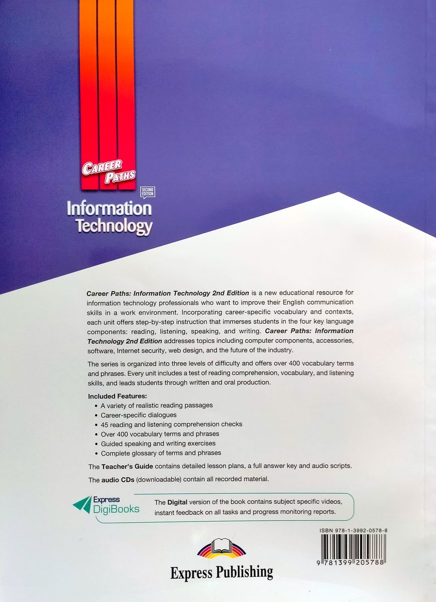 Career Paths (2nd edition) Information Technology Student's Book with Digibook