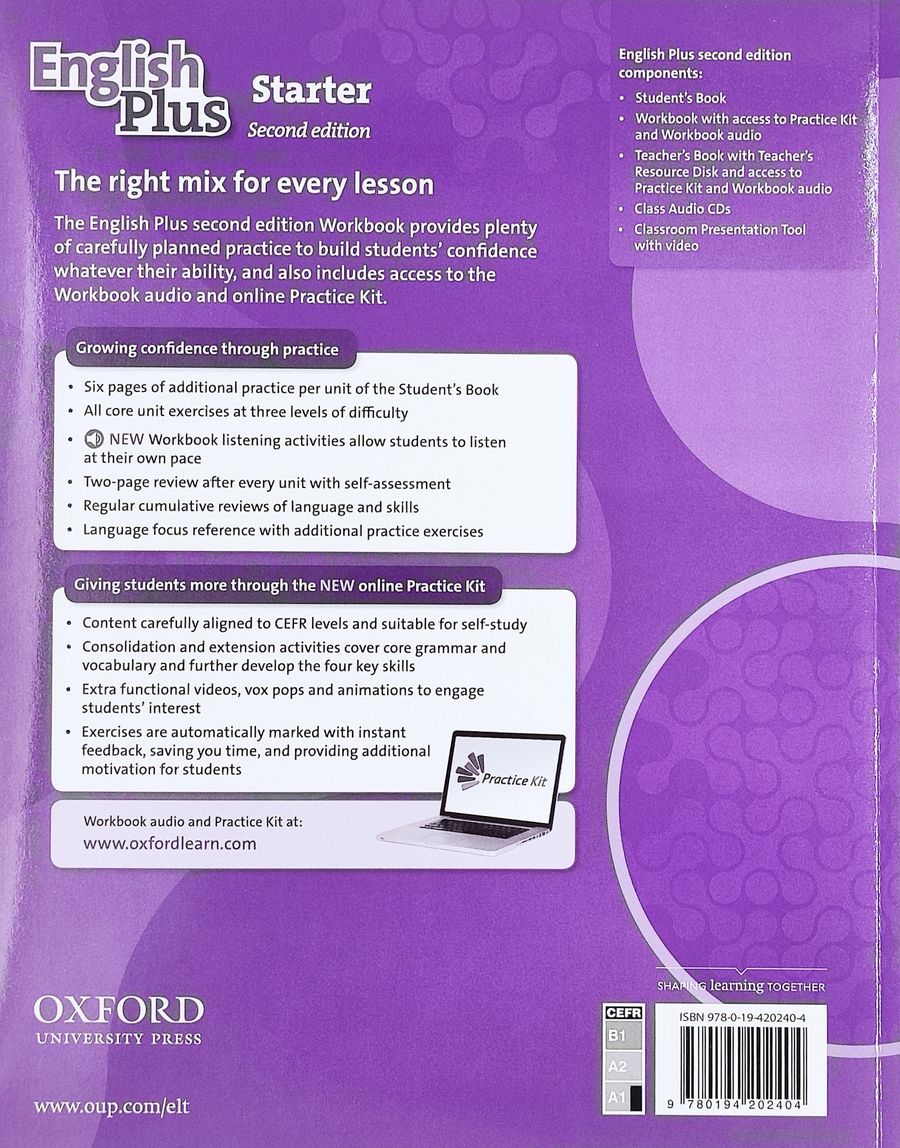 English Plus (2nd Edition)  Starter Workbook with access to Practice Kit