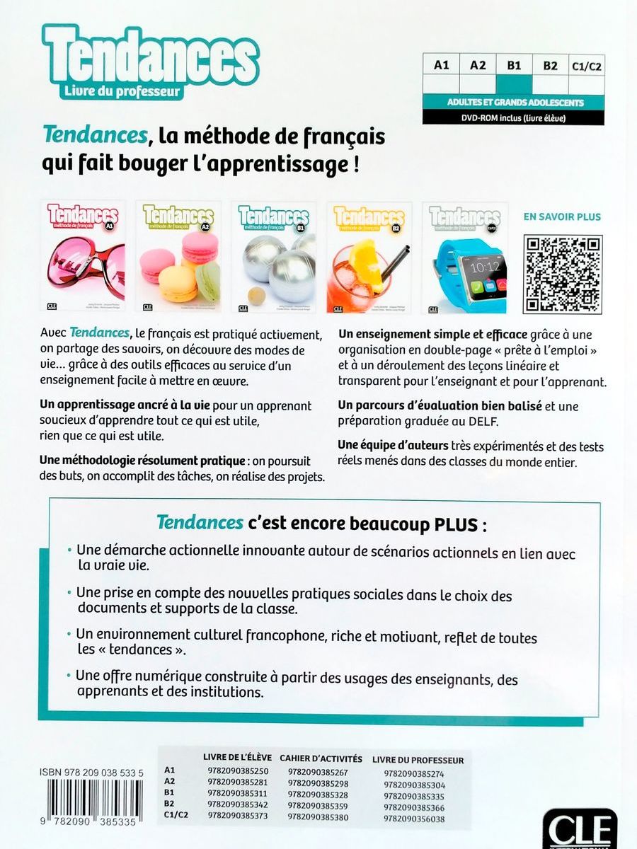 Tendances B1 Livre du professeur