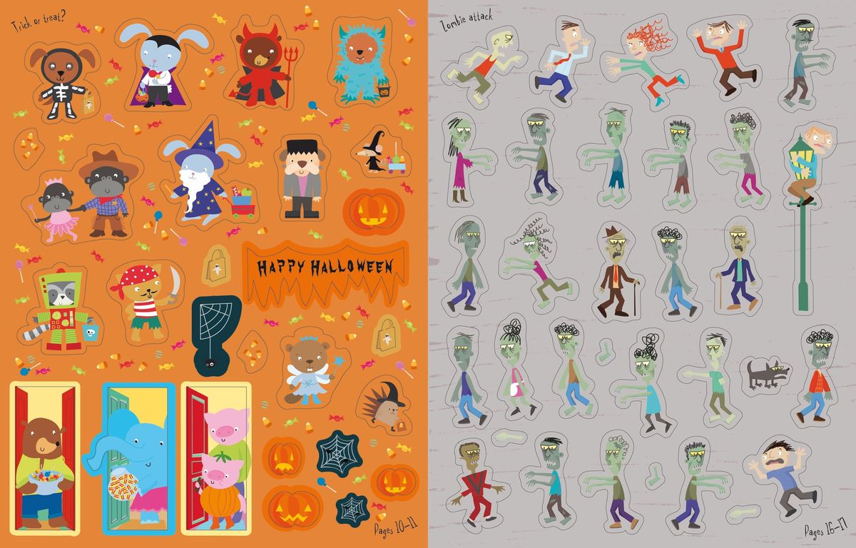 Usborne Halloween Sticker Book