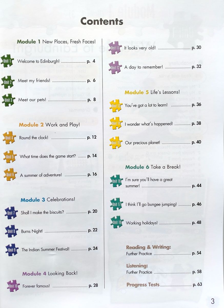 Welcome 3 Workbook