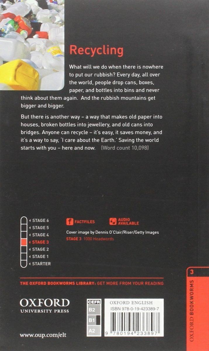 Oxford Bookworms Factfiles 3 Recycling with Audio Download (access card inside)
