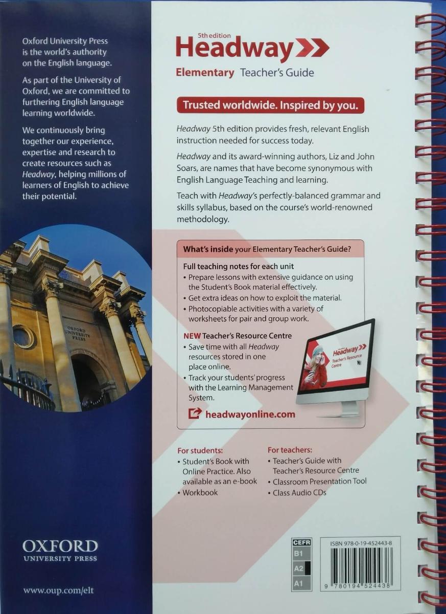 Headway (5th edition) Elementary Teacher's Guide with Teacher's Resource Center