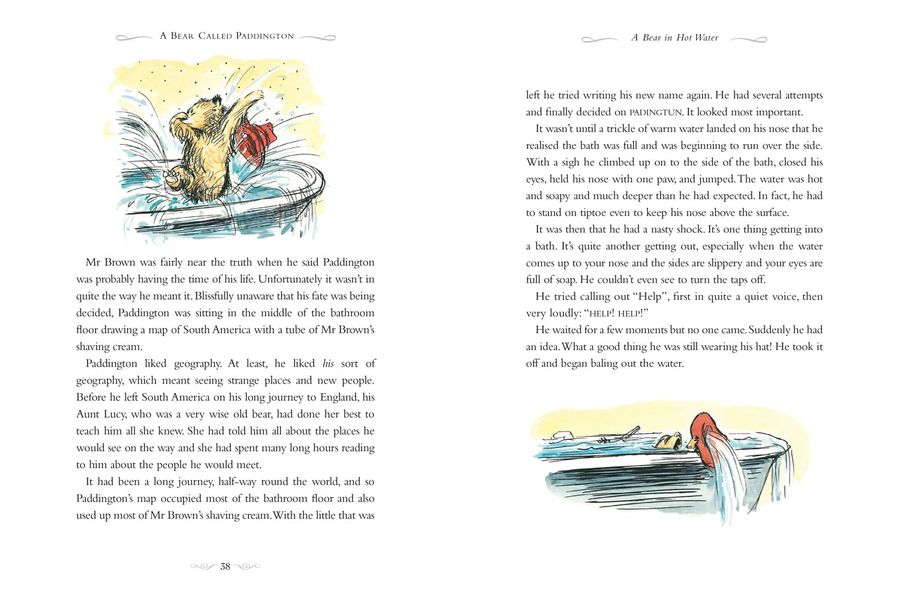 A Bear Called Paddington 65th Anniversary gift edition with colour illustrations