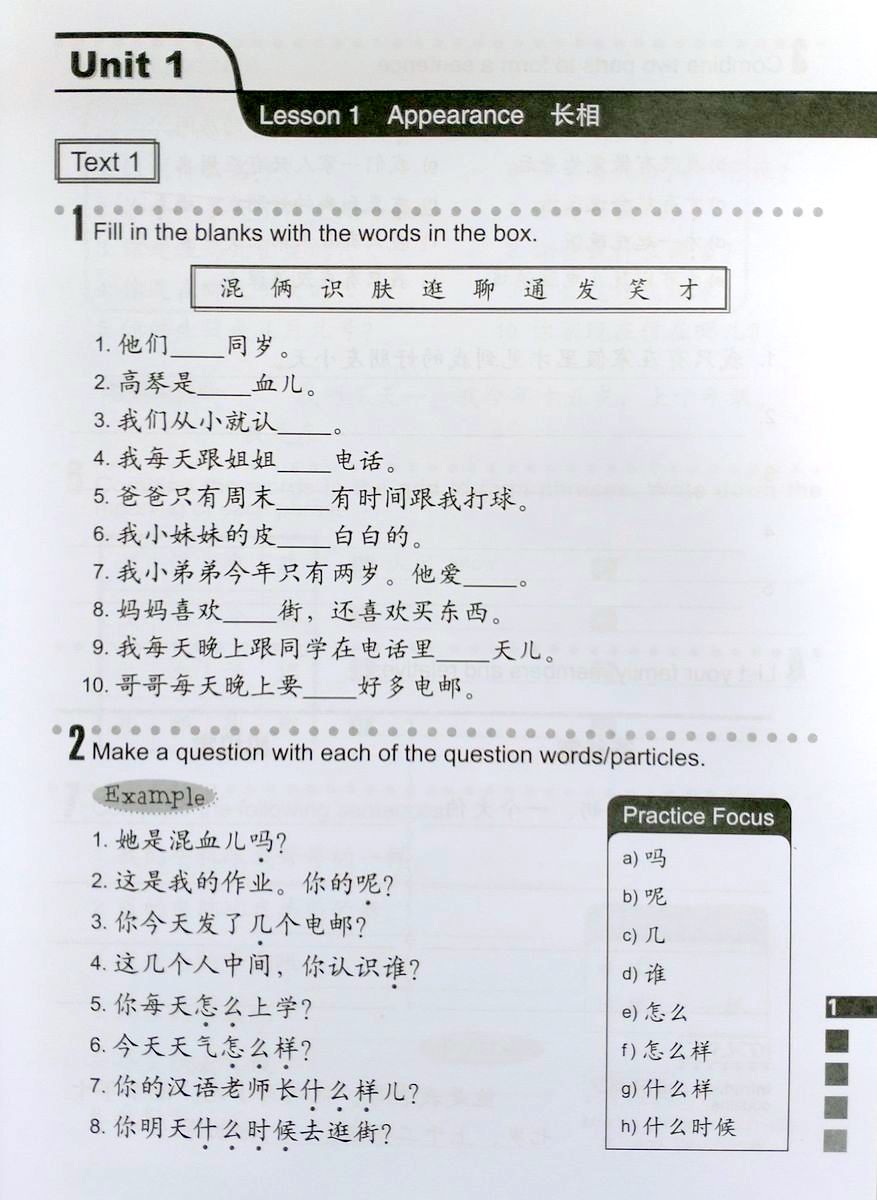 Easy Steps to Chinese vol.4 Workbook