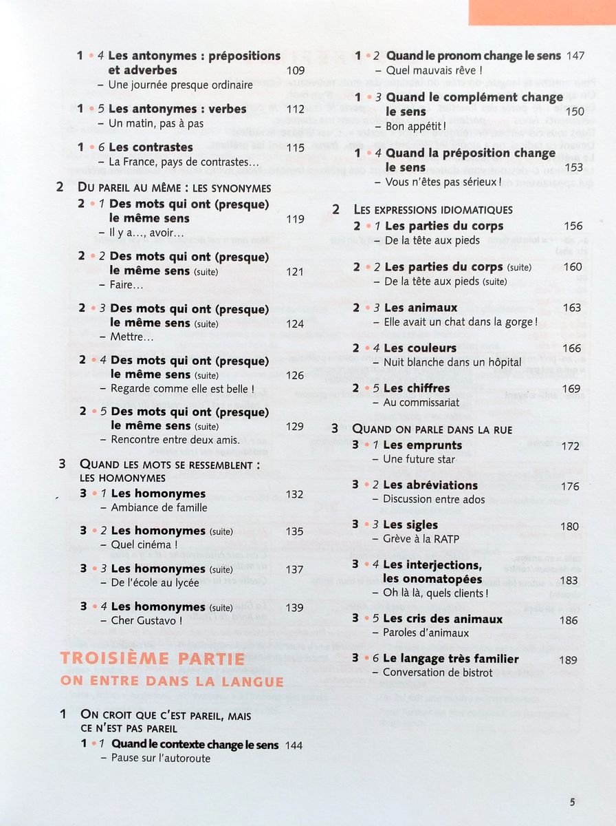 Vocabulaire explique du francais Niveau Debutant Livre