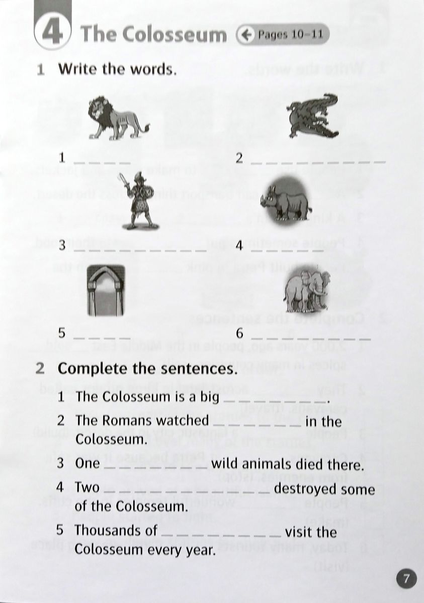 Oxford Read and Discover 4 Wonders of the Past Activity Book