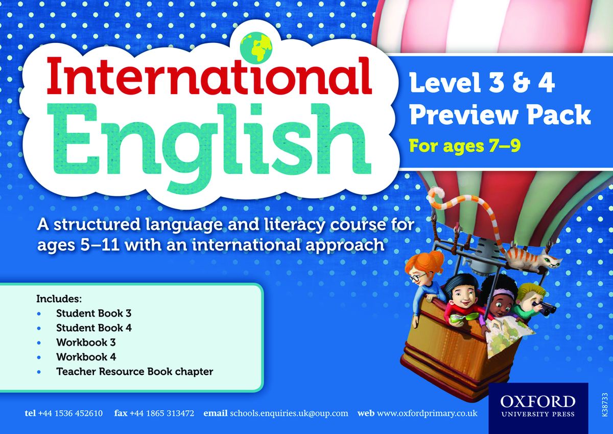 Oxford International Primary English Levels 3 and 4 Preview Pack