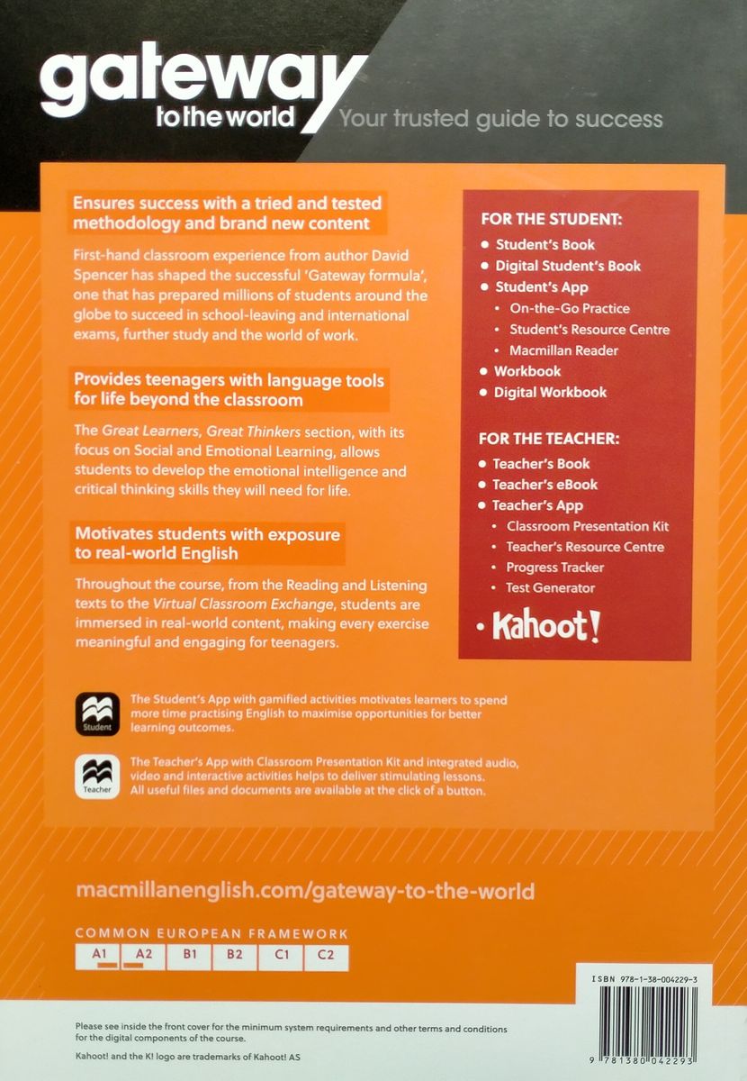 Gateway to the World A1+ Workbook with Digital Workbook