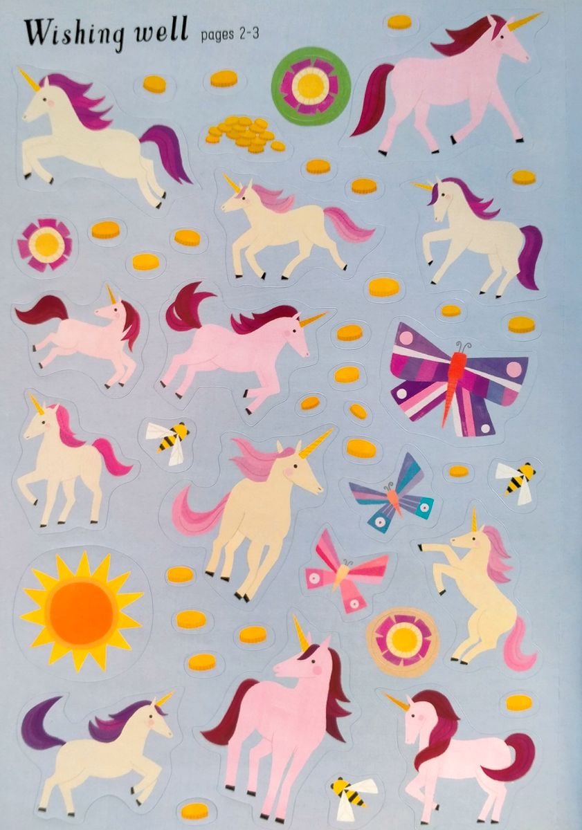 Usborne Little First Stickers Unicorns