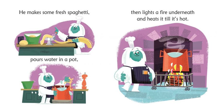 Usborne Phonics Readers Yeti Cooks Spaghetti