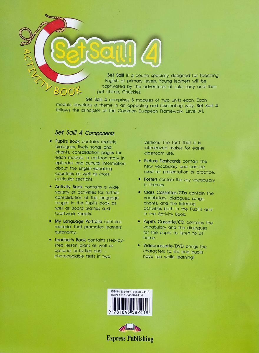 Set Sail! 4 Pupil's Book with Activity and CD