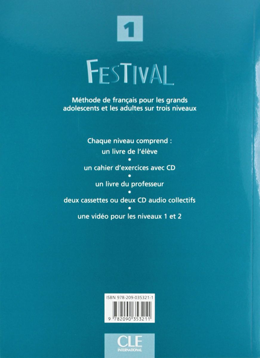 Festival 1 Cahier d'exercices + CD