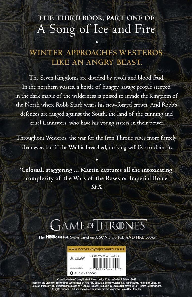 A Storm of Swords Part 1 Steel and Snow Book 3